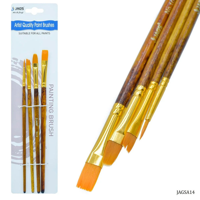 Jags Painting Brush Set Of 4Pcs JAGSA14