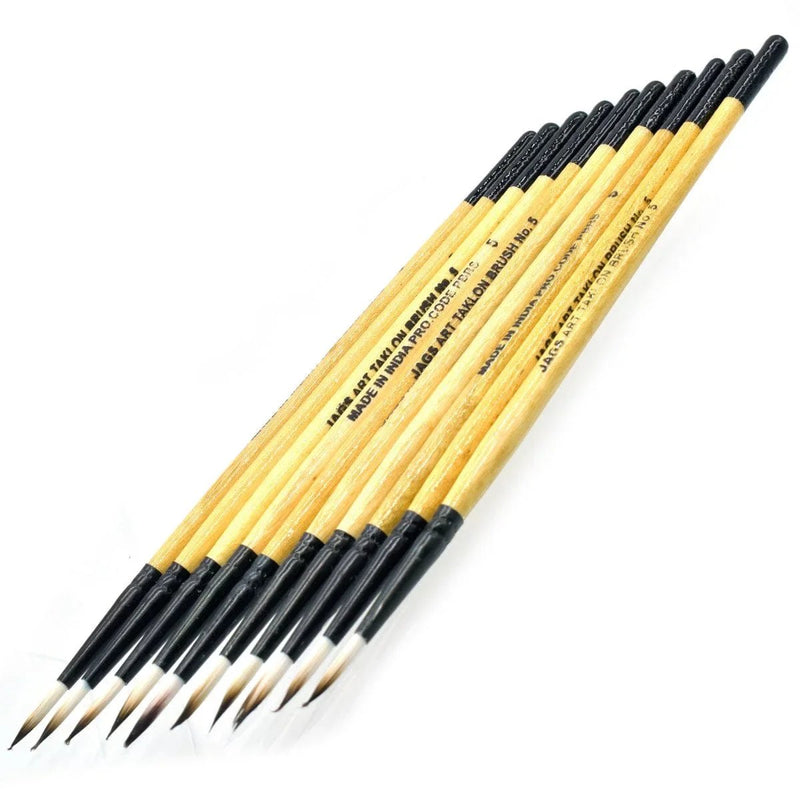 jags-mumbai Brush Painting Brush Round Synthetic Hair No 5 PBRS05