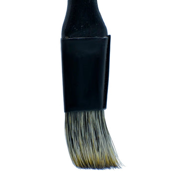 Professional Grade Wash Brush: Synthetic Imitation Hair, Black Handle - 12MM