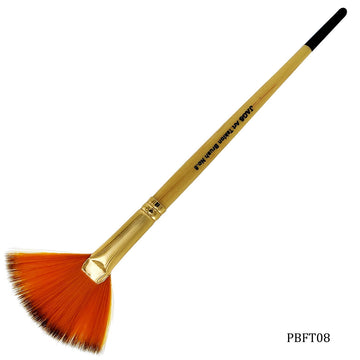 Taklon Fan Painting Brush - No. 08