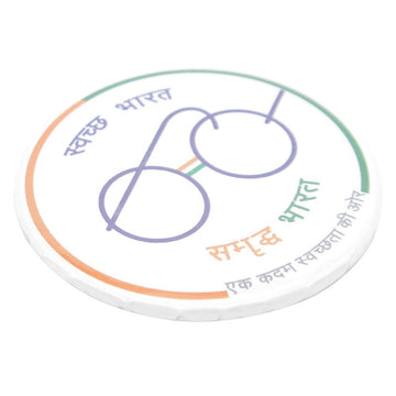 Round Badges Swacha Bharat 58MM