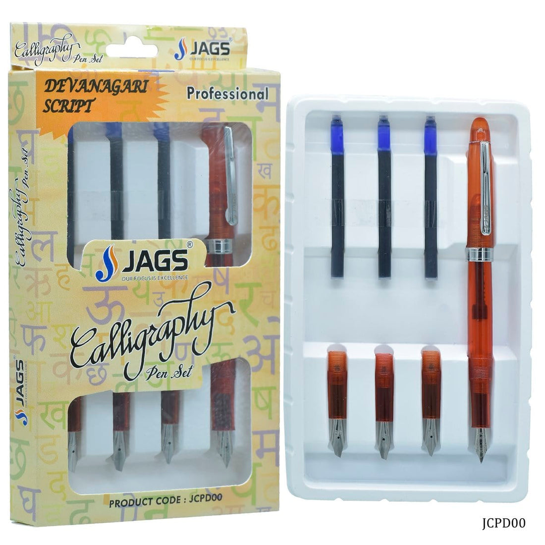 jags-mumbai Calligraphy Calligraphy Click Set for Devanagari Script - Perfect for Beginners and Experts