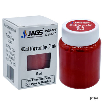 jags-mumbai Calligraphy Calligraphy Inks (40ML Red)