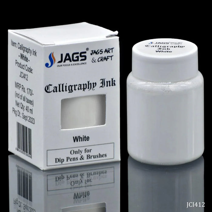 Jags Calligraphy Inks 40ML White