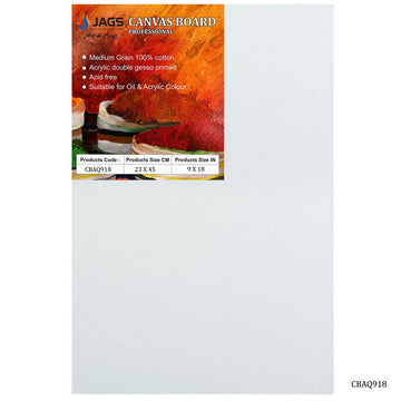 jags-mumbai canvas Boards Artist Canvas Board (White) (9X18 )