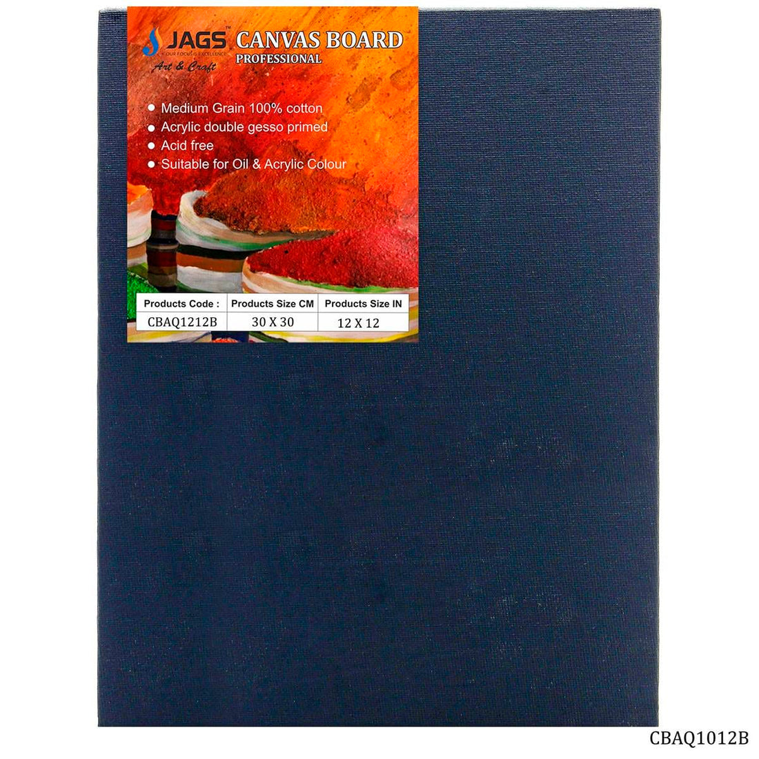 jags-mumbai canvas Boards Canvas Board Artist Quality BK 10X12inch CBAQ1012B