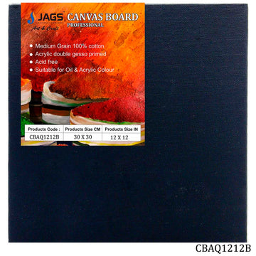 jags-mumbai canvas Boards Canvas Board Artist Quality BK 12X12Inch CBAQ1212B
