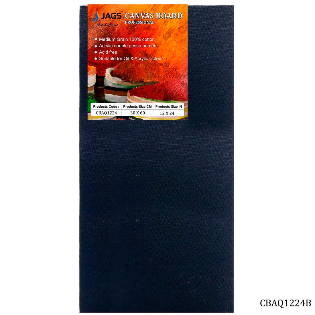 jags-mumbai canvas Boards Canvas Board Artist Quality BK 12X24Inch CBAQ1224B