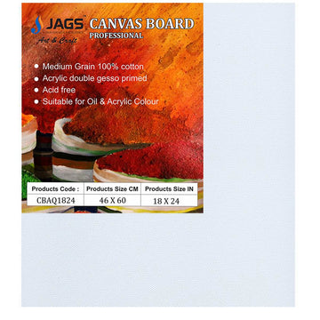 jags-mumbai canvas Boards Canvas Board Artist Quality White 18X24 CBAQ1824
