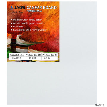 jags-mumbai canvas Boards Canvas Board Artist (White 6X12)