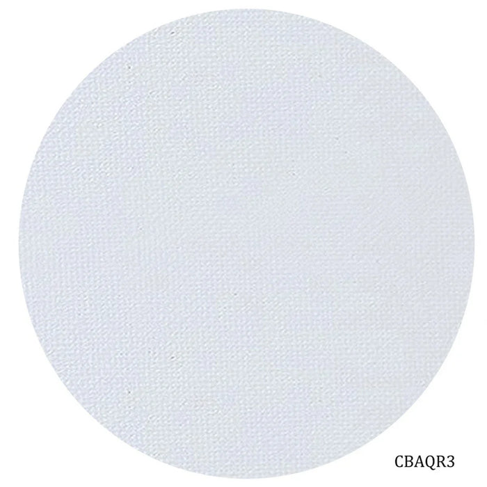 Canvas Board Round Artist Quality White 3inch CBAQR3