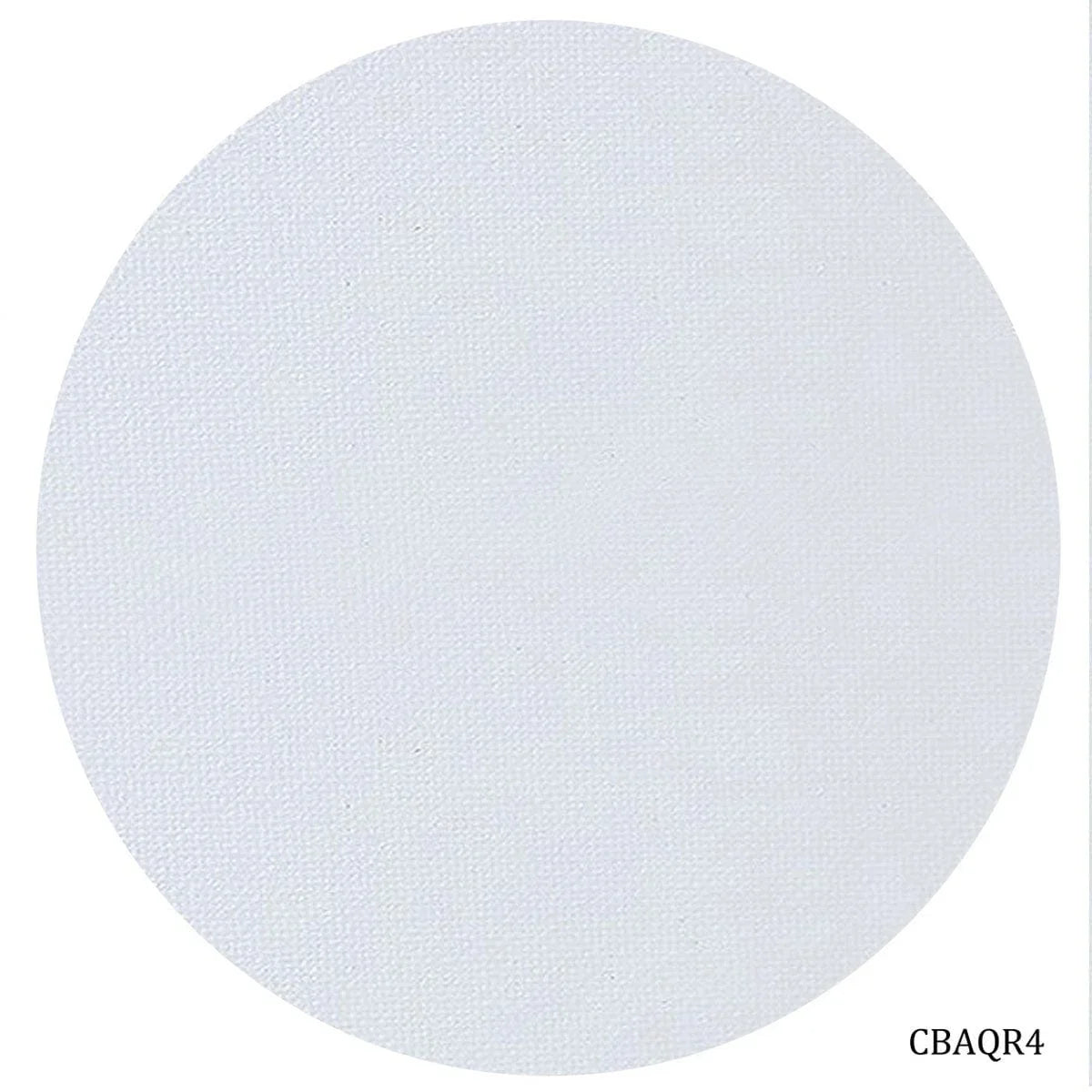 Canvas Board Round Artist Quality White 4inch CBAQR4