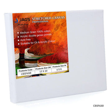 jags-mumbai canvas Boards Canvas Board Stretched Frame 6X8inch CBSF6X8