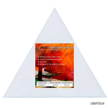 Canvas Board Stretched Frame Triangle 10 CBSFTE10