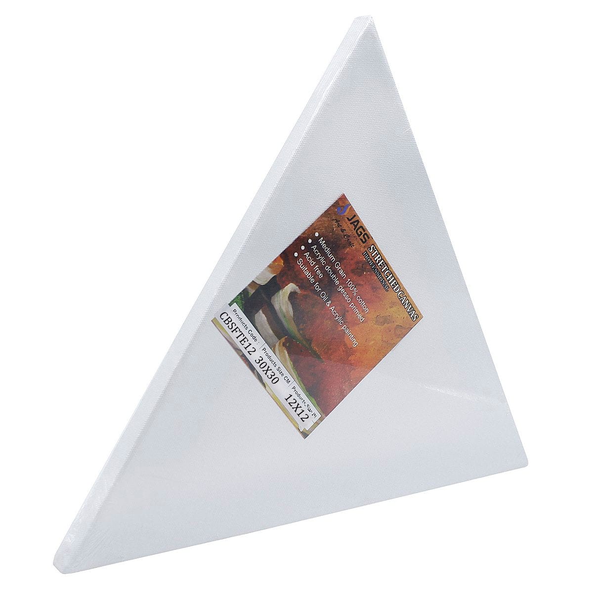 jags-mumbai canvas Boards Canvas Board Stretched Frame Triangle 12 CBSFTE12