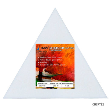 Canvas Board Stretched Frame Triangle 8 CBSFTE8