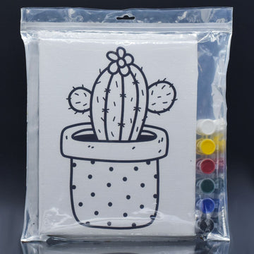 Stretched Canvas With Print Cactus 8x10 SCW810-1