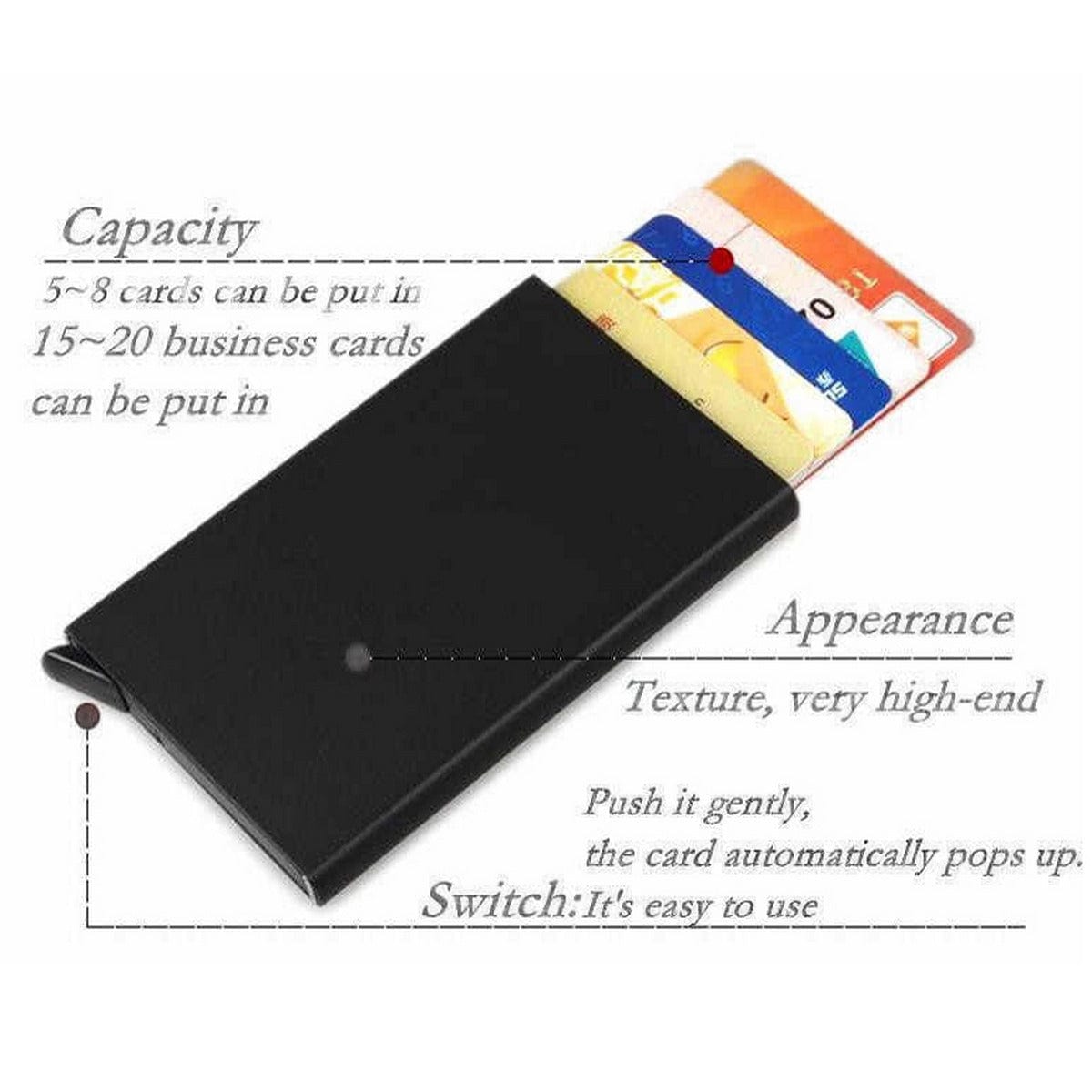 jags-mumbai Card Holder Card Holder Full Black