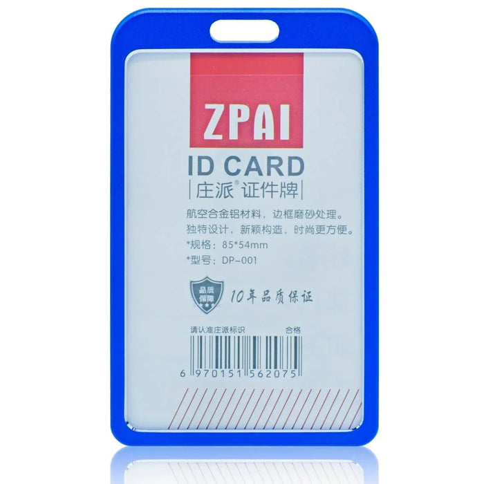 Batch Vertical Card Holder Metal 85X54MM l Pack of 10