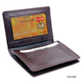 jags-mumbai Card Holders & Name Badges Leather Card Holder Wallet Brown