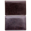 jags-mumbai Card Holders & Name Badges Leather Card Holder Wallet Brown