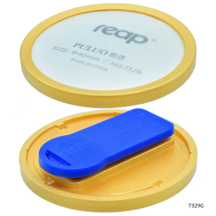 Magnetic Badge (Golden) (46mm) Round