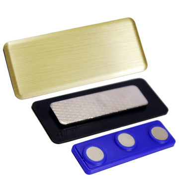 jags-mumbai Card Holders & Name Badges Magnetic Batch ( Golden )