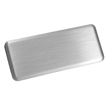 Magnetic Batch Silver  (60X25MM)