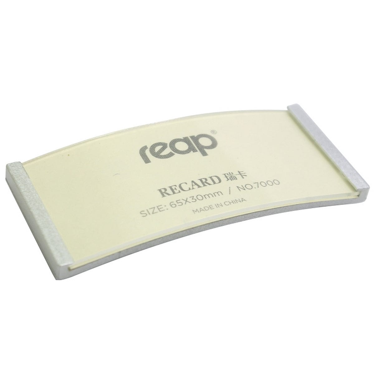 jags-mumbai Card Holders & Name Badges Magnetic Batch Silver 65X30mm Plastic Plate