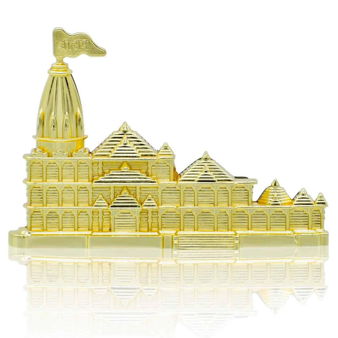 jags-mumbai Card Holders & Name Badges Table Top With Card Holder Ram Mandir Gold