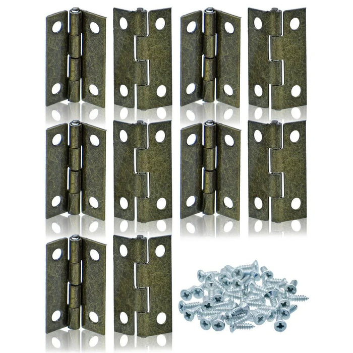 Metal Fitting Hinges Small 10 Pcs 16X25MM G074