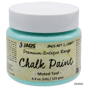 Chalk Paint Antique Premium Muted Teal 125ML CPAP02