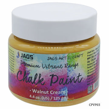 Chalk Paint Vibrant Premium Walnut Cream 125ML CPVP03