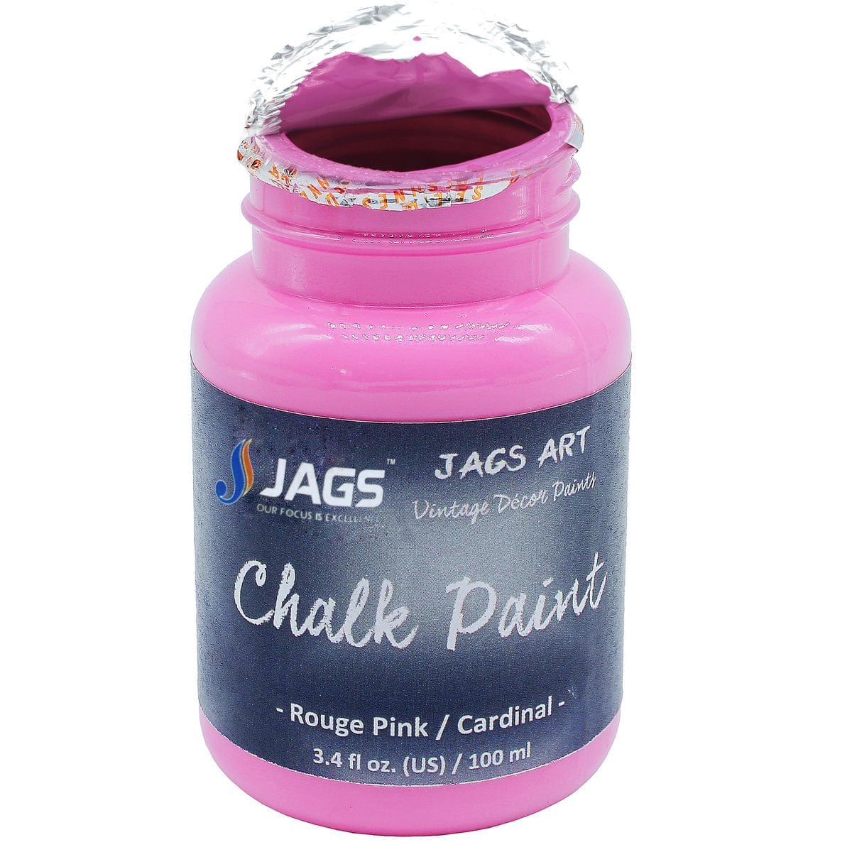 jags-mumbai Chalk Paint Jags Art Chalk Paint 4.4Oz 125ML Cardinal