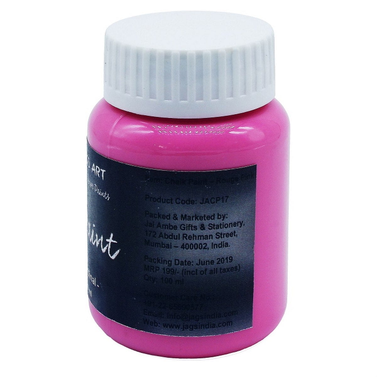 jags-mumbai Chalk Paint Jags Art Chalk Paint 4.4Oz 125ML Cardinal