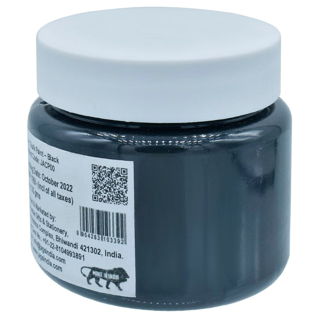 jags-mumbai Chalk Paint Jags Art Chalk Paint Black 4.4 Oz 125ML JACP00