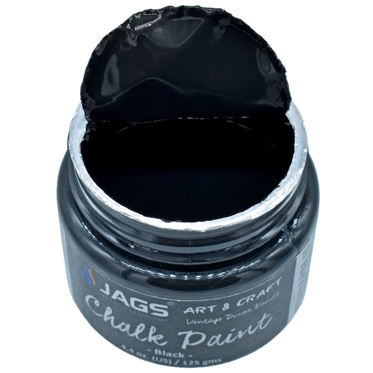 jags-mumbai Chalk Paint Jags Art Chalk Paint Black 4.4 Oz 125ML JACP00