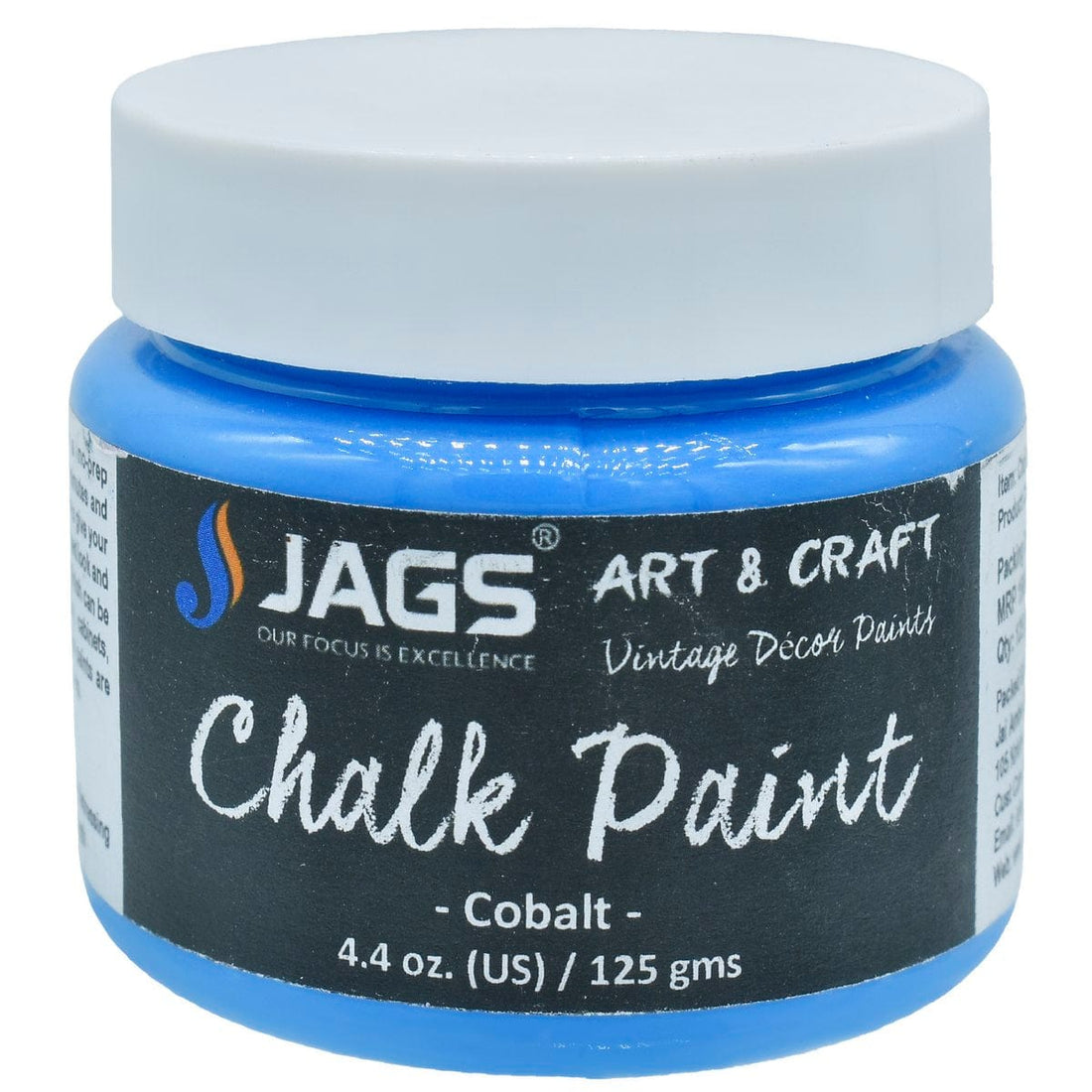 jags-mumbai Chalk Paint Jags Art Chalk Paint Cobalt 3.4fl Oz 125ML JACP04