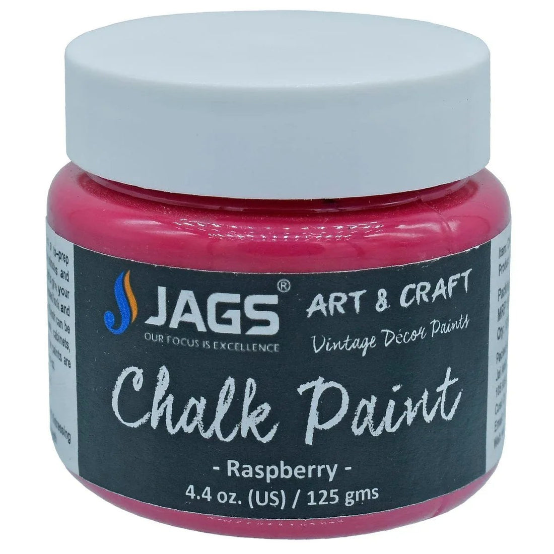 jags-mumbai Chalk Paint Jags Art Chalk Paint Raspberry 4.4Oz 125ML JACP09