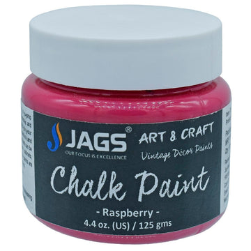 Jags Art Chalk Paint Raspberry 4.4Oz 125ML JACP09