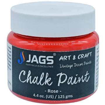 Jags Art Chalk Paint Rose 3.4fl Oz 125ML JACP08