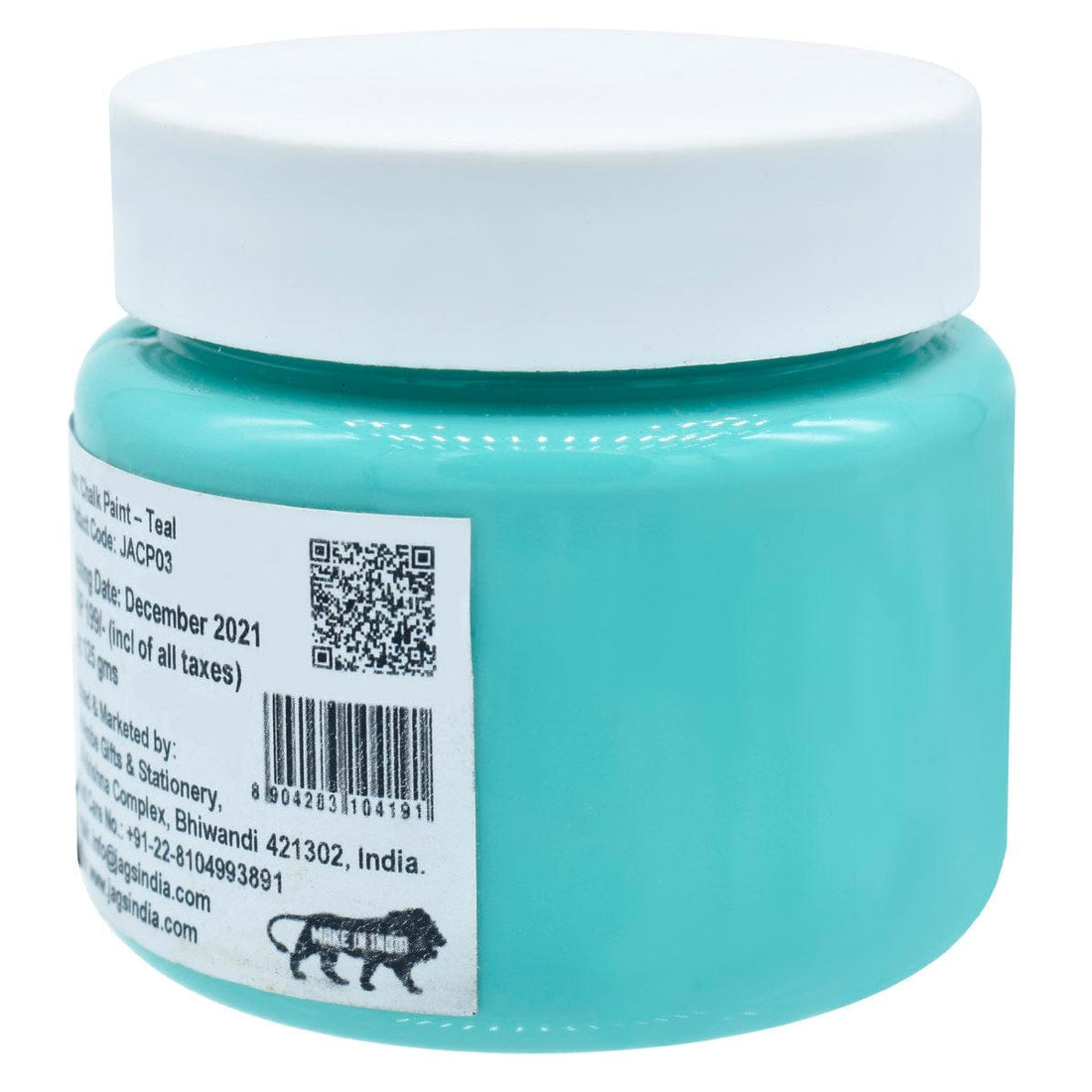 jags-mumbai Chalk Paint Jags Art Chalk Paint Teal 4.4Oz 125ML JACP03