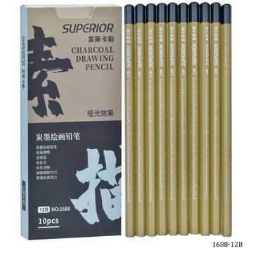 Superior Charcoal Drawing Pencil (10Pcs)