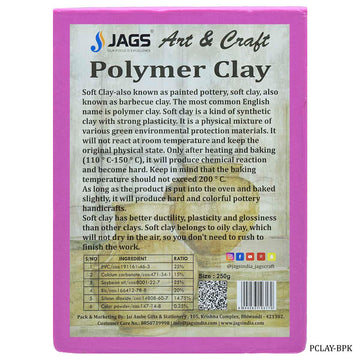Polymer Clay 250gm Barbie Pink PCLAY-BPK