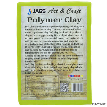Polymer Clay 250gm Lemon Yellow PCLAY-LYW