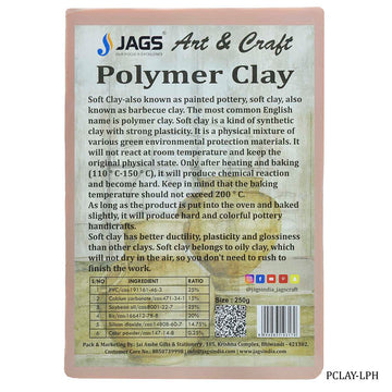 Polymer Clay 250gm Light Peach PCLAY-LPH