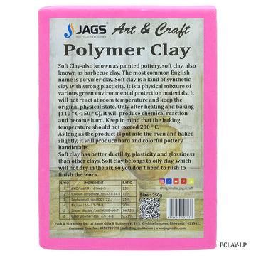 Polymer Clay 250gm Light Pink PCLAY-LP