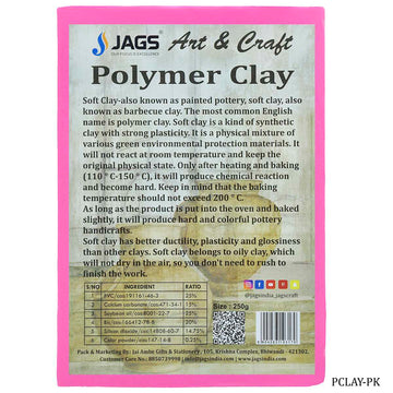Polymer Clay 250gm Pink PCLAY-PK