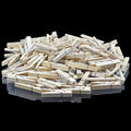 jags-mumbai Clip Elegant Simplicity: Wooden Clip Set - 100 Pcs Big White Clips (45mm)