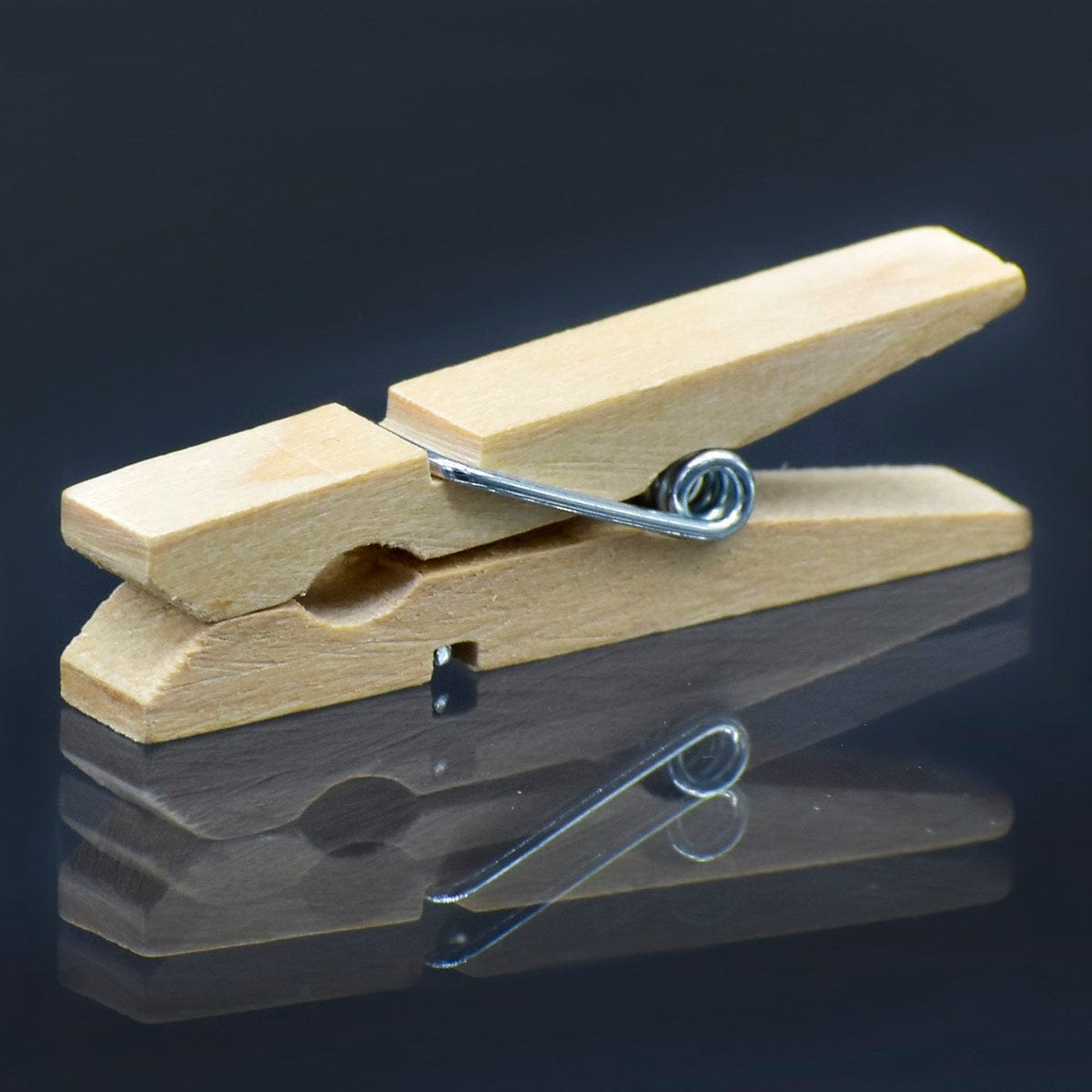 jags-mumbai Clip Elegant Simplicity: Wooden Clip Set - 100 Pcs Big White Clips (45mm)